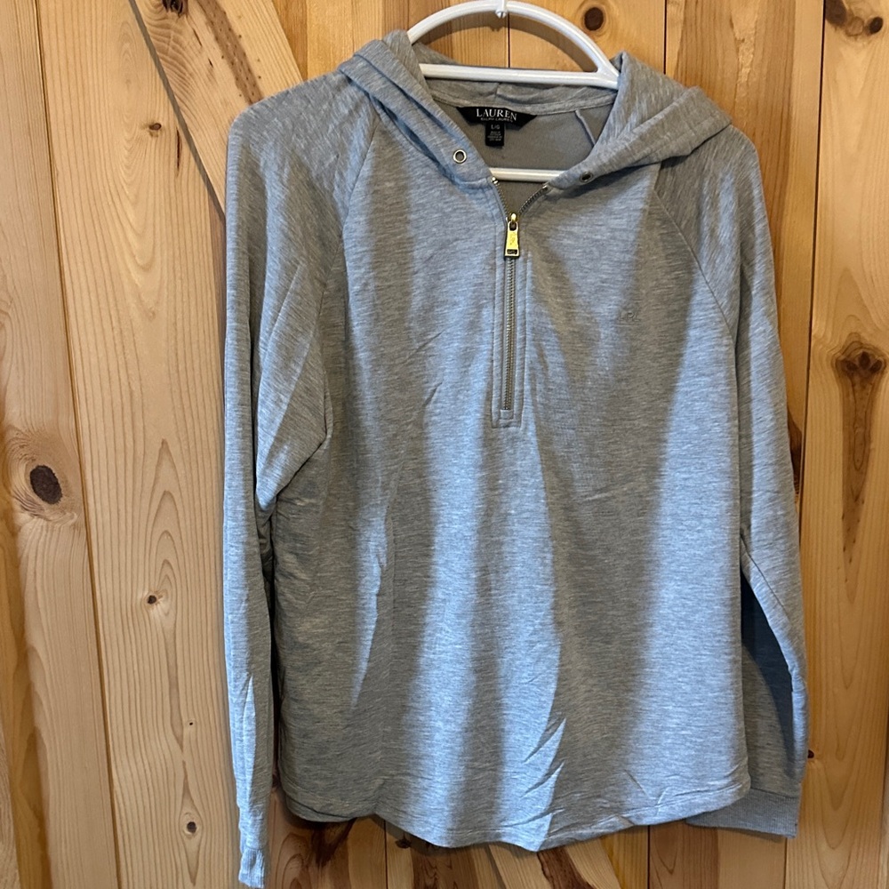 Ralph Lauren Gray Hoodie Sweatshirt